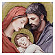 Holy Family wood picture 25x20 cm Valenti s2