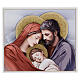 Sacra Famiglia quadro stampa su legno Valenti 30x40cm s1