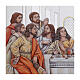 Quadro bilaminato Ultima Cena argento 20x40x1cm Valenti s3