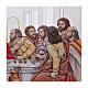 Quadro bilaminato Ultima Cena argento 20x40x1cm Valenti s4