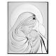 Thilia bas-relief Small Frame with Virgin Mary and the Child Jesus silver-plated aluminum 15x10 cm s1