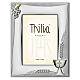 Marco Thilia cáliz uva trigo aluminio plateado comunión 25x20 cm s1