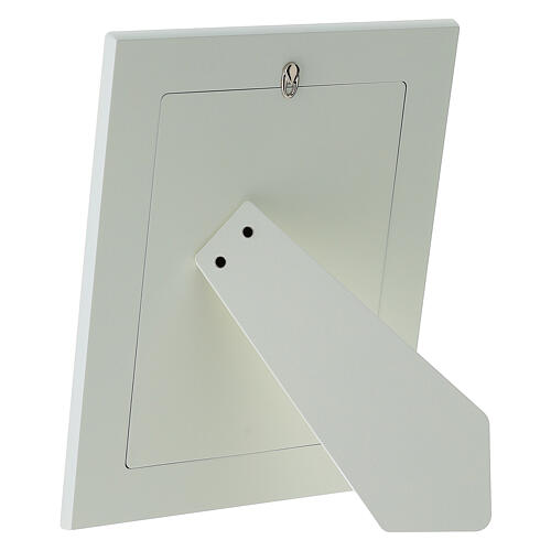 Ramka Thilia, kielich, winogrona i kłosy pszenicy z posrebrzanego aluminium, 25x20 cm 3