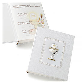Album Thilia prima comunione calice sormontato ostia 25x20 cm