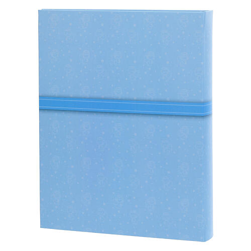 Album Thilia per foto angioletto azzurro alluminio argentato 25x20 cm 4