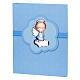 Album Thilia per foto angioletto azzurro alluminio argentato 25x20 cm s1