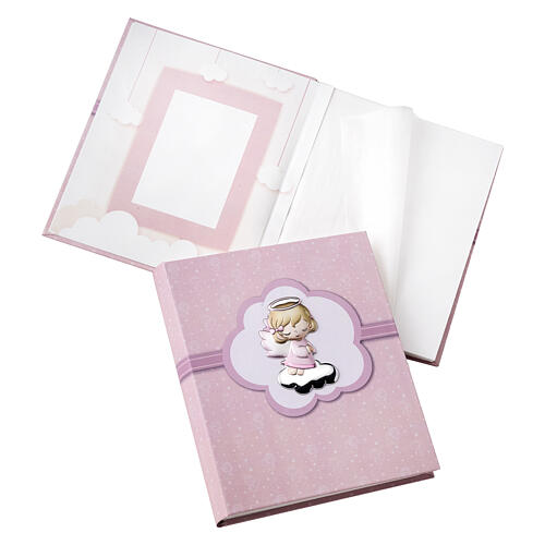 Thilia, Fotoalbum, Engel in Rosa, Aluminium silberfarben – 25 × 20 cm 3