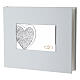 Album fotografico Thilia per matrimonio cuore e fedi 25x30 cm s1