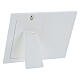 Cornice Thilia  alluminio argentato Albero della Vita foglie verdi foto a lato 20x25 cm s3