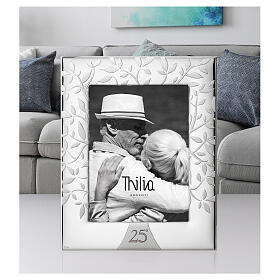Cornice Thilia 25esimo anniversario di matrimonio Albero della Vita 25x20 cm