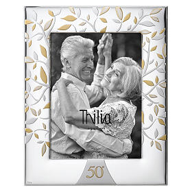 Cadre Thilia 50e anniversaire de mariage Arbre de Vie 25x20 cm