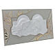 Cuadro en relieve Sagrada Familia moderno blanco oro 40x70 cm s6