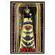 Wooden picture of Our Lady of Loreto printed on wood by Valenti, 7x4 in s1