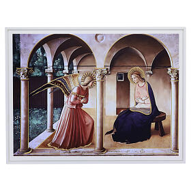 Pannello Annunciazione dettagli dorati Valenti 45x60x3 cm