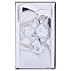 Bilaminado plata vertical Sagrada Familia 20x10 cm Valenti s1
