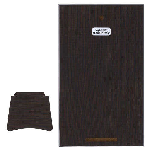 Quadro verticale Sacra Famiglia Valenti in bilaminato argento 20x10 cm finitura oro 4