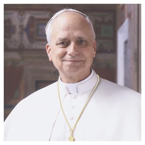 Papa Leão XIV quadro Valenti 25x20 cm 3