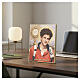 Carlo Acutis picture on varnished wood, 25x20 cm Valenti s2