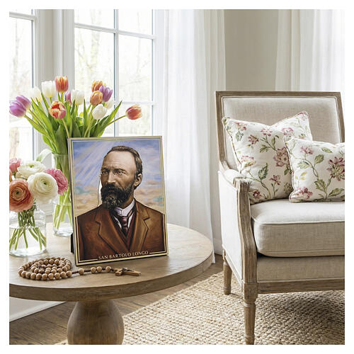 Cuadro Valenti 20x25 cm San Bartolo Longo madera pintada 2