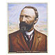 Saint Bartolo Longo printed wooden picture, 20x25 cm Valenti s1