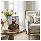 Saint Bartolo Longo printed wooden picture, 20x25 cm Valenti s2