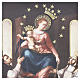 Panel Matka Boska Królowa z Pompejów, 25x20 cm - Valenti, drewno malowane s3
