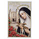 St Rita of Cascia painted wood picture, 18x12 cm Valenti s1