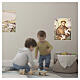Wooden Picture Saint Francis of Assisi, 25x20 cm Valenti s2