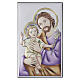 Bilaminato dipinto San Giuseppe con Bambin Gesù 20x12 cm  Valenti s1