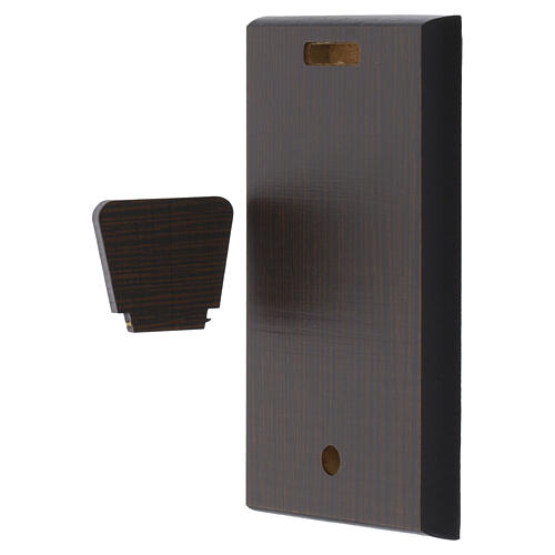 Cuadrito San José y Niño Jesús plata bilaminado y oro Valenti 10x5 cm 2