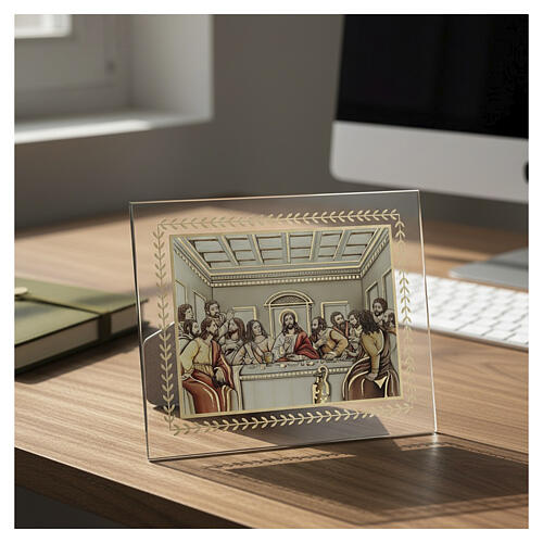 Cène Valenti cadre en verre 18x20 cm 2