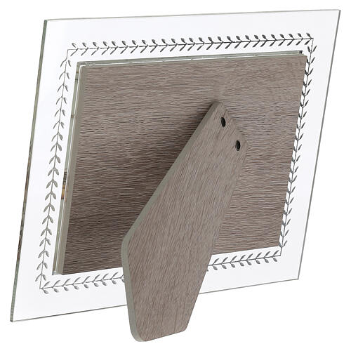 Última Ceia Valenti moldura em vidro 18x20 cm 4