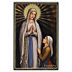 Small Icon of the Apparition of Our Lady of Lourdes, Valenti 18x12 cm s1