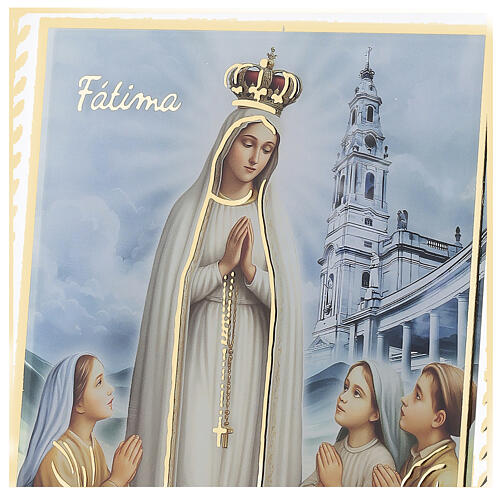 Glass picture of Our Lady of Fatima, 20x18 cm Valenti 3