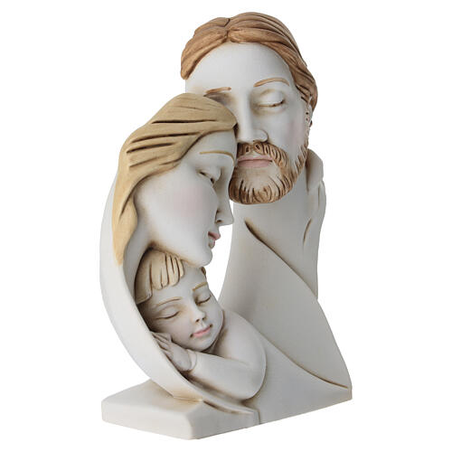 Statuetka z żywicy Święta Rodzina, kolorowa, 15x12 cm, Valenti 3