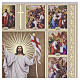 Cuadro decorado oro Valenti Vía Crucis 15 estaciones con Cristo Resucitado 40x35 cm s4