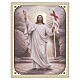 Risen Christ Glass Picture, Screen-Printed, 20x15x5 cm Valenti s1