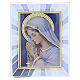 Quadro Valenti Nossa Senhora em oração em vidro serigrafado 15x10x5 cm s1