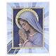 Valenti Icon of Madonna with Screen-Printed Glass Rosary 20x15x10 cm s1