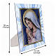 Valenti Icon of Madonna with Screen-Printed Glass Rosary 20x15x10 cm s3