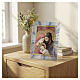Holy Family silkscreened glass picture, Valenti 20x15 cm s2