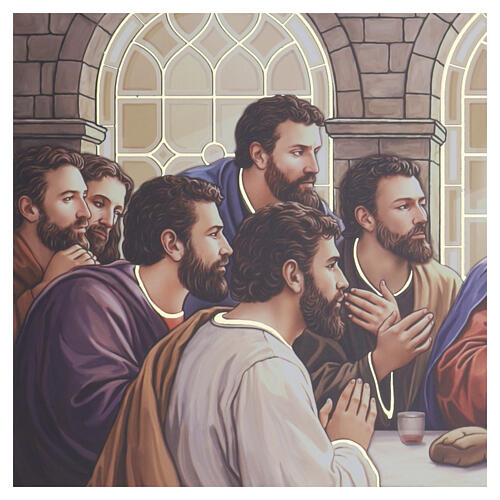 Sacred Last Supper Wooden Panel, 40x65 cm Valenti 4