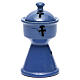 Incense Burner ethiopian blue ceramic s1