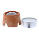 Incense burner with flame for lamp s1