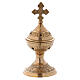 Oriental incense burner with cross s1