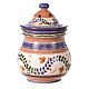 High incense burner of Deruta terracotta, country style, 15x10x10 cm s1