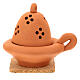 Orange incense burner, terracotta s1