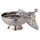 Oriental incense burner with cut-out flowers 4 3/4 in s2