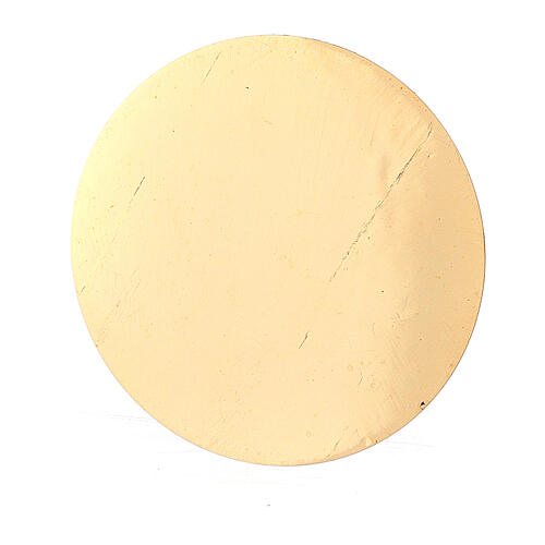 Ersatz-Platte fűr Weihrauchbrenner aus vergoldetem Messing, 5 cm 2