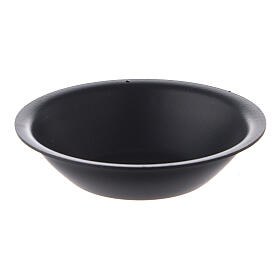 Bowl for essential oils, incense burner, 30 ml, black